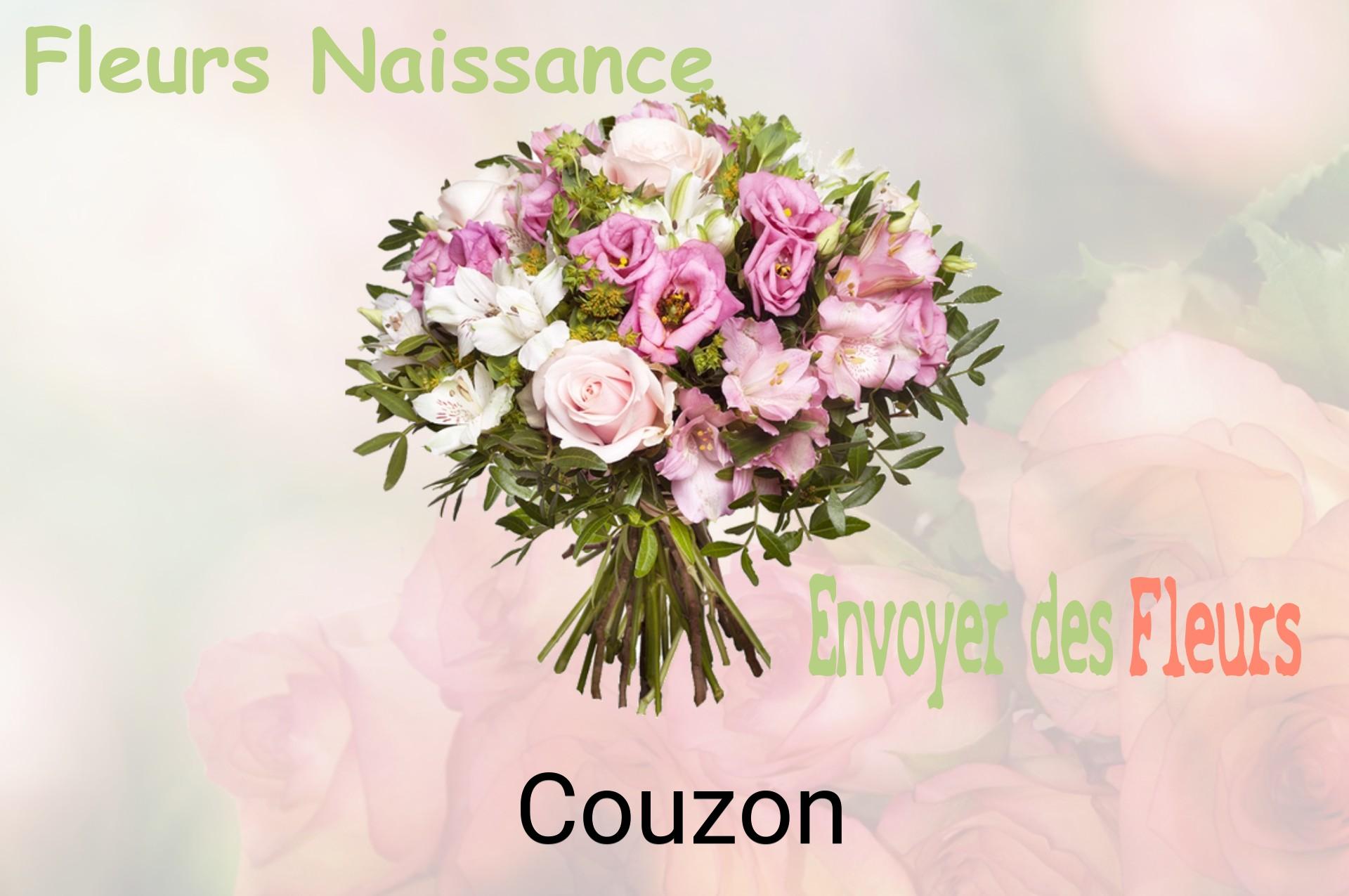 Bouquet de fleurs de naissance livré à Couzon